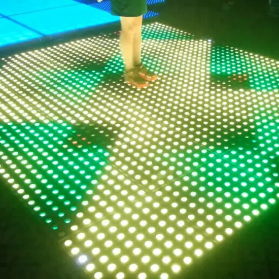 LED Interactive Dance Floor with 8x8 Pixel Light-up Decorations for Parties