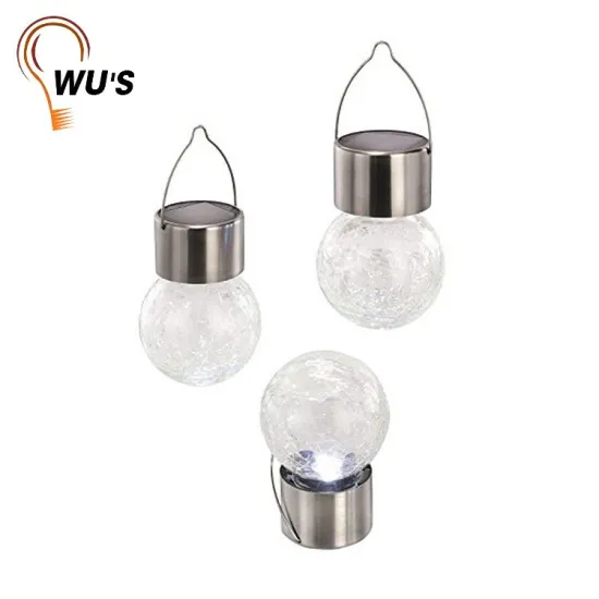 Satisfying service factory supply blue led outdoor solar lights