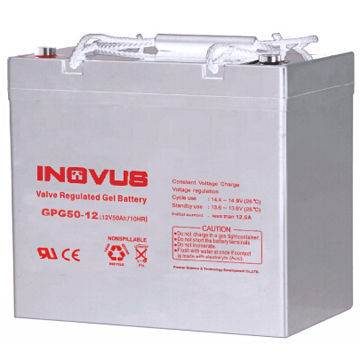 50Ah deep cycle gel battery, used in solar system