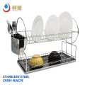 2 tier stainless steel dish drying rack