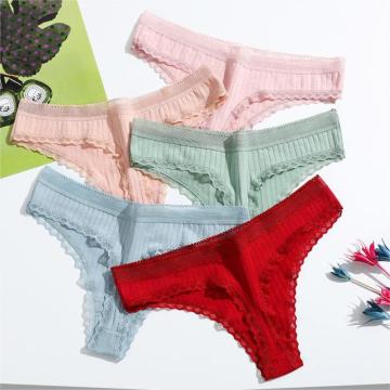 Hochwertiges Baumwoll -G -String -Höschen für Frauen - Komfortable tägliche Kleidung im Großhandel