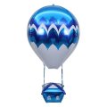 hot air balloon  blue