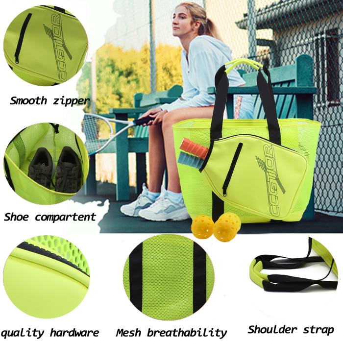 Mesh with PU Pickleball bag
