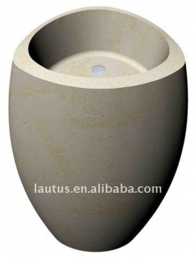 PED-COZI-GL small pedestal sink