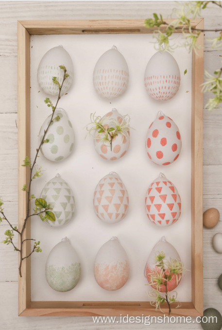 Colorful Easter Hanging Egg Decorations