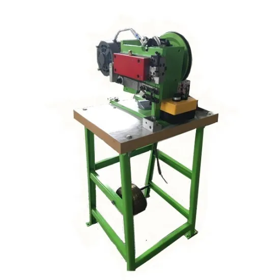 Manual Single Top Stop Zipper Metal Zip Machine