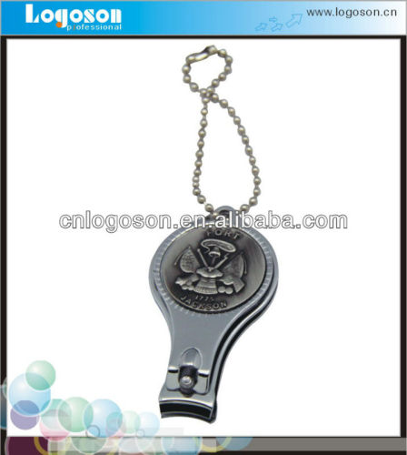 New Presell Metal Die-casting Nail Cutter Keychain