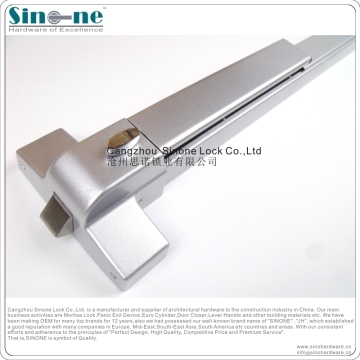 fire-proof stainless steel fire door panic exit push bar/exterior double door panic bar