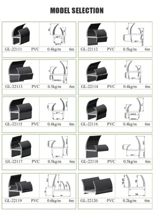 GL-22118 PVC European Truck Door Seal Accessories