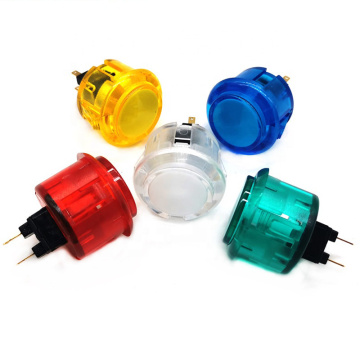 30mm transparent push button Arcade Cabinet Button Switch