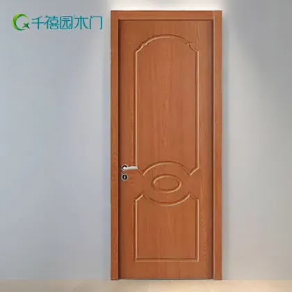 Solid wood classic ecological wooden door