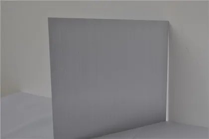 Brushed aluminum laminate sheet metal