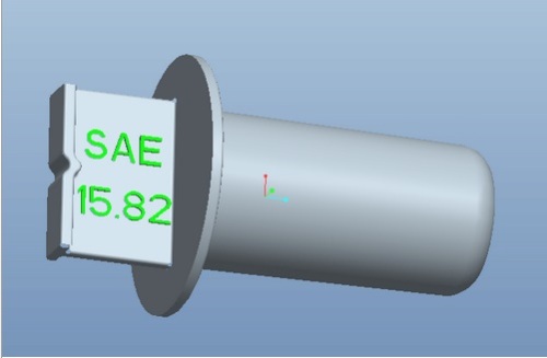 نهاية المكونات Ø15.82mm 5/8 SAE