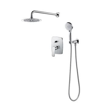 Chrome Complete Shower System With Rough In Valve