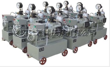 Electric hydro test pump