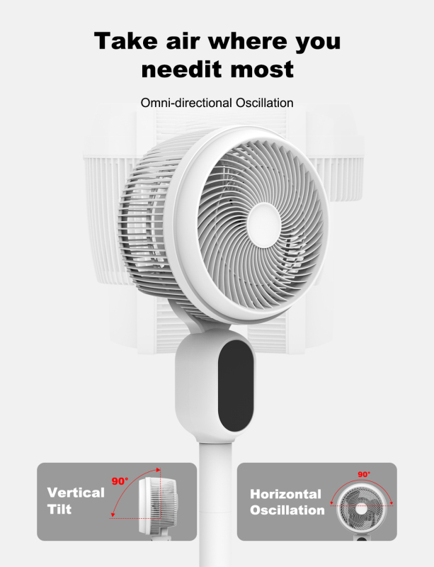 Fan HONETIAN smart DC circulator stand fan