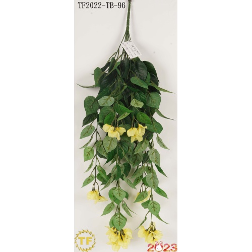 32 "Canasta de colgantes amarillo bougainvillea