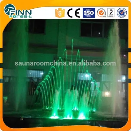 2m x 5m decorativo playa del hotel fuente de agua al aire libre