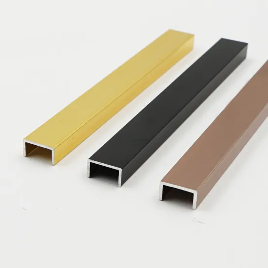 LENWA ALUMINIUM P7 U Shape Trims - Decorative Aluminum Trim