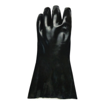 Guantes de protección personal de PVC negro 12 pulgadas