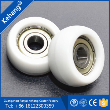 OEM noiseless plastic covered pulley with non standard bearing