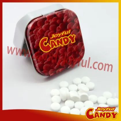 Mint candy tin box sugar free mint candy