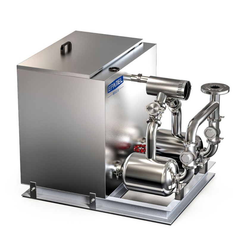 Compact Underground Sewage Grinder with Self-Clean