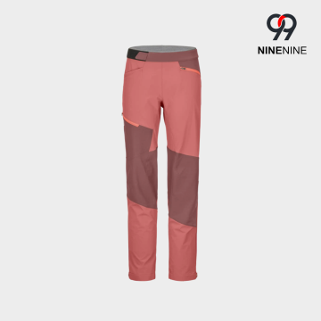 Elastic Contrast Waist Climbing Pants for Women