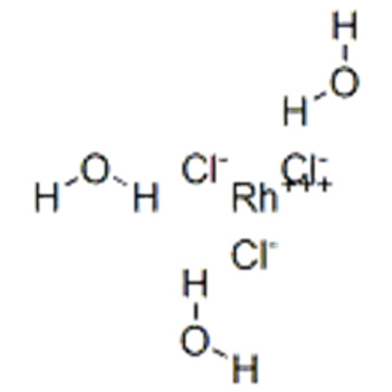 रोडियम क्लोराइड (RhCl3), हाइड्रेट (9CI) CAS 20765-98-4