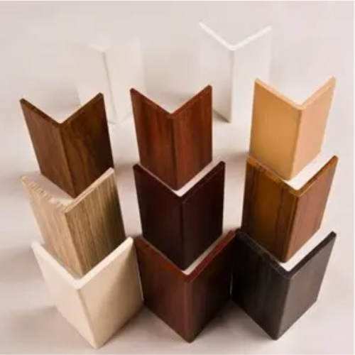 Wood grain aluminium angle