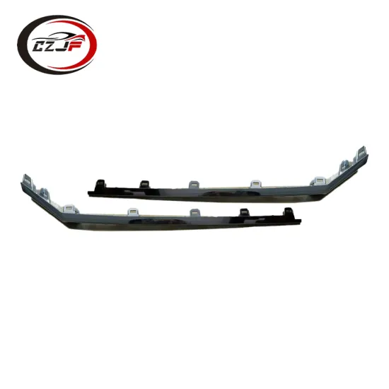 CZJF Chrome ABS Front Bumper Grille Strip with LED for Toyota Tacoma 2024-2025