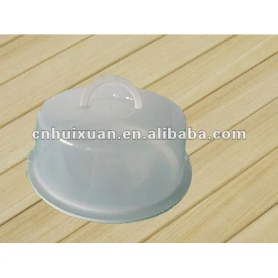 Small round plastic bread box/Transparent vacuum plastic bread box