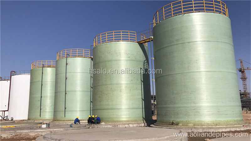 Frp fiberglass sulfuric acid H2SO4 storage tank