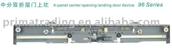 Elevator Landing Door Device 4-Panels center opening elevator door mechanism 96 Series