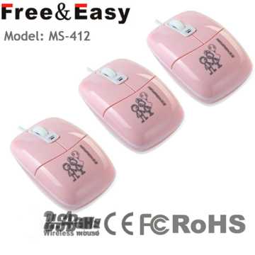 Wired Mini 3d Optical Pocket Mouse 