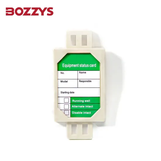 OEM Small Multifunction Scaffolding Tags Holder for Industrial Safety Signs