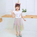 Tulle Glitter Rainbow Sequins Net Gauze Dress Fabric