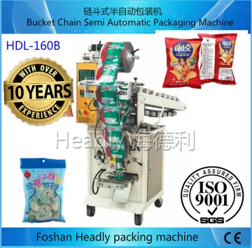Factory price vertical pringles potato chips packaging machine