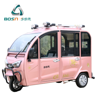 Full-enclosed Electric Auto Rickshaw For 4 Passengers