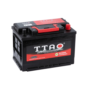 Direct Factory Battery Dealers - 12V80AH Lead Acid MF Car Battery DIN80 88TH
