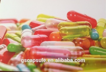 vegetable HPMC empty capsule size in 00 0 1