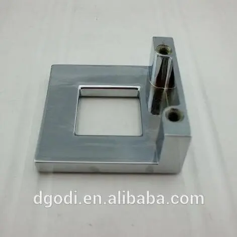 made in china furniture hardware of chrome plated brass handrail L bracket