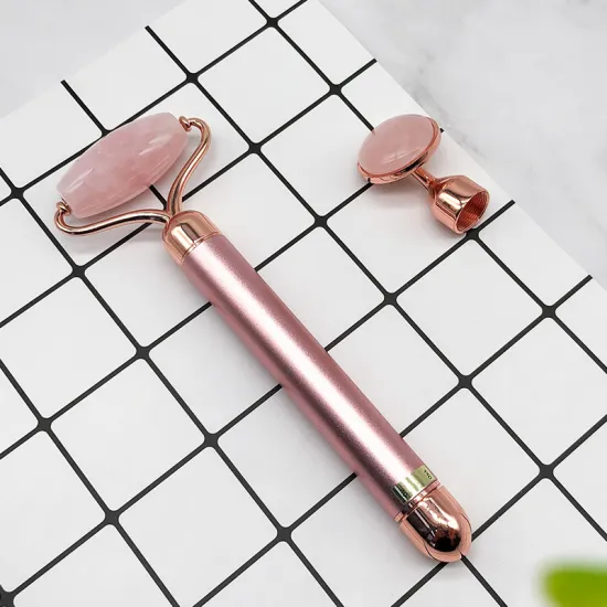 24k Gold, Rose Quartz, Green Aventurine & Jade Roller Beauty Bar: Vibrant and Luxurious Skincare Tool