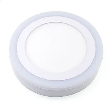 Multi-Color LED Panel Light: 16W Surface Mounted Ceiling Downlight in Blue, Yellow, Green, Red, and Pink