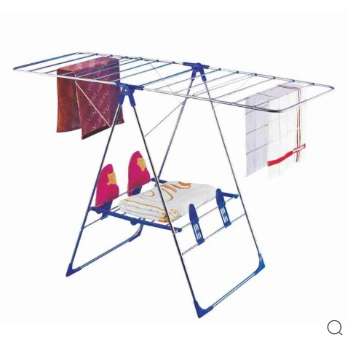 Uygun ve çok yönlü - Ayakkabı sedyesi ile 2 katmanlı çamaşır kurutma makinesi Convenient and Versatile - 2-Tier Clothes Dryer With Shoes Stretcher