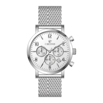 Stainless Steel Chronograph Wrist Men Watch