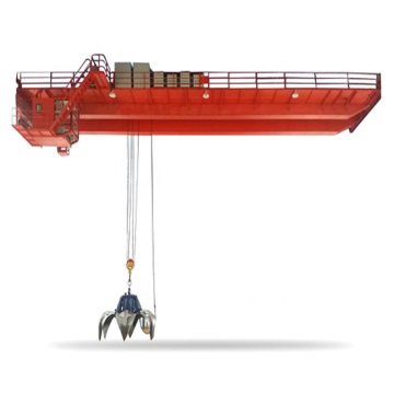 5T 10T elektrische hydraulische greep emmer Double Ligder Bridge Crane