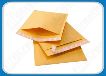 Yellow Kraft Kraft Bubble Mailers Protective Bubble Padded Envelopes 5 × 10 Inch