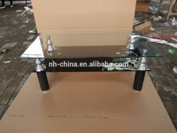 Clear coffee table