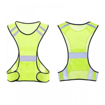 High Visibility Work Vest Reflective Security Running Vest